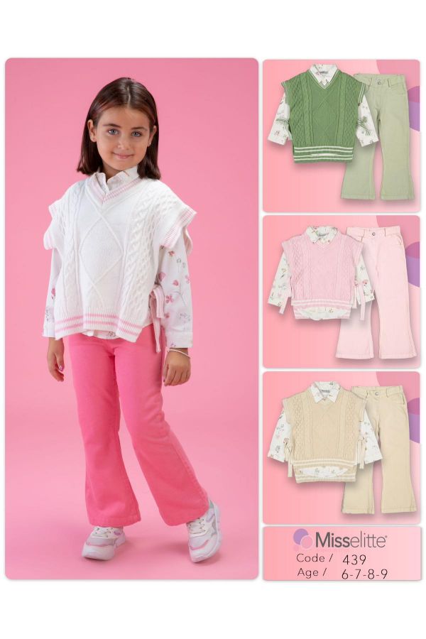 Picture of Misselitte 439 PINK Girl Suit
