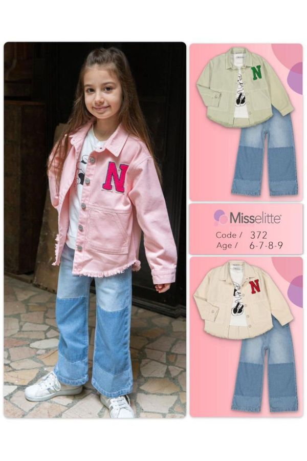 Picture of Misselitte 372 PINK Girl Suit