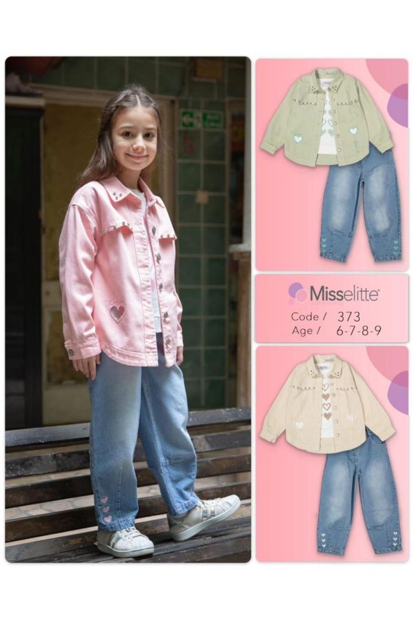 Picture of Misselitte 373 PINK Girl Suit