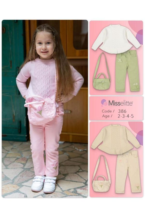 Picture of Misselitte 386 PINK Girl Suit