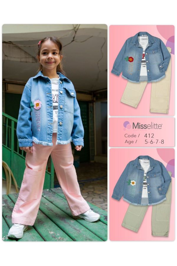Picture of Misselitte 412 PINK Girl Suit