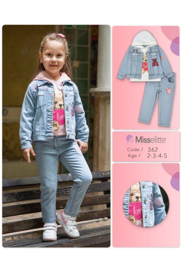 Picture of Misselitte 362 PINK Girl Suit