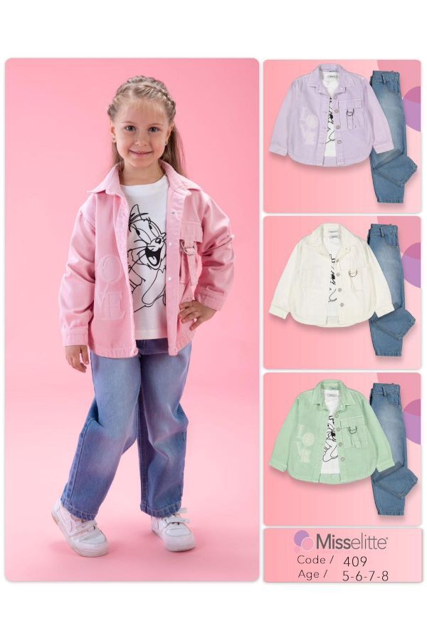 Picture of Misselitte 409 Lila Girl Suit