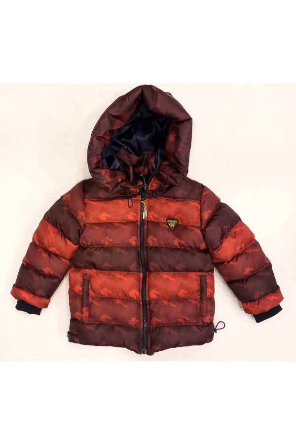 Picture of Nanica 323514 RED Boy Puffer Coat