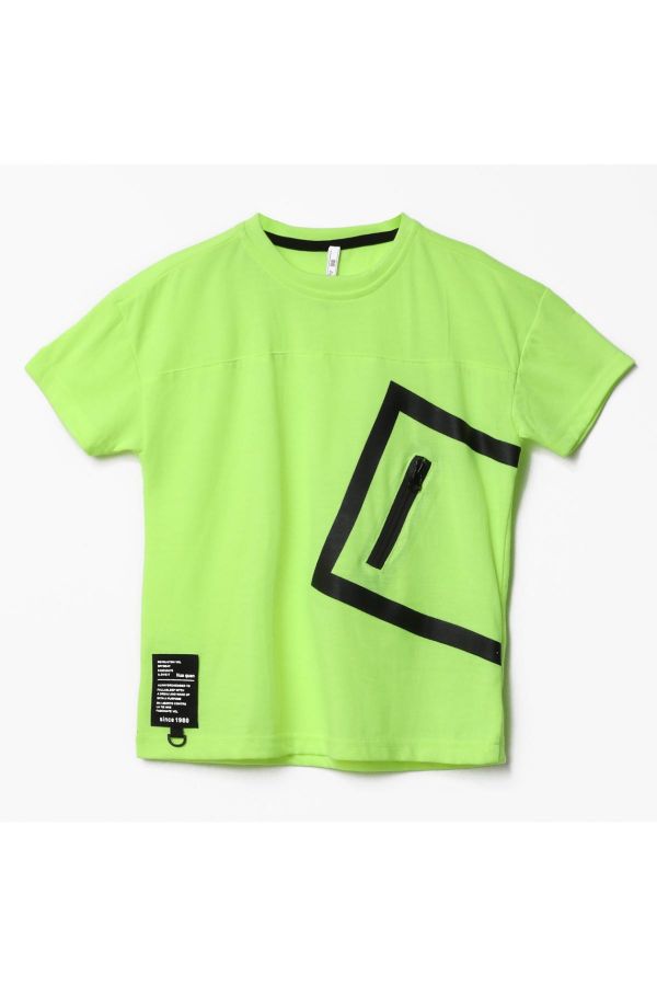 Nanica 122347 NEON YESILI Erkek Çocuk T-Shirt resmi