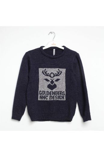 Picture of Nanica 322412 NAVY BLUE Boys  Sweater