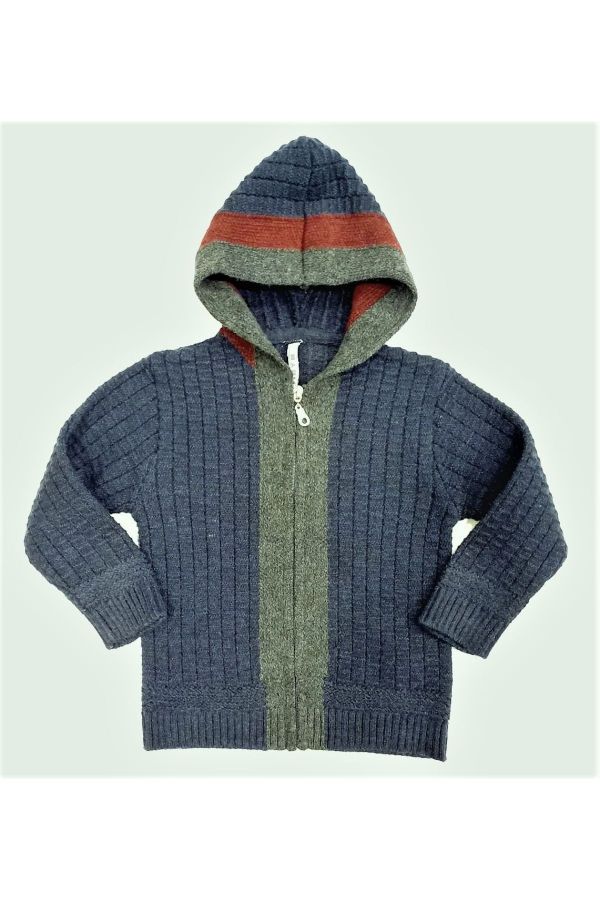 Picture of Nanica 323409 NAVY BLUE Boys Cardigan