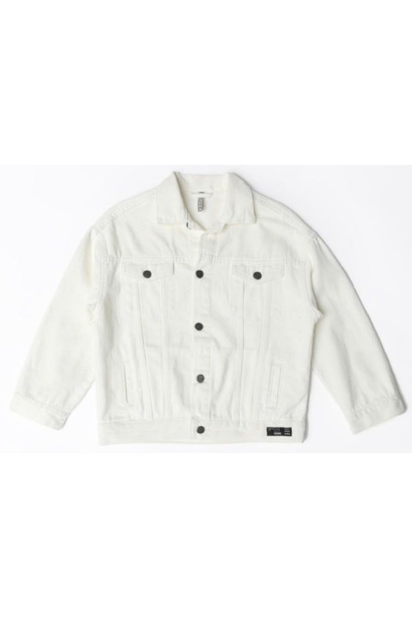 Picture of Nanica 122502 WHITE Boy Jean Jacket