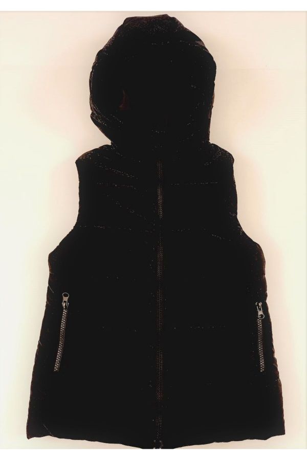 Picture of Nanica 423501 BLACK Girl Puffer Coat