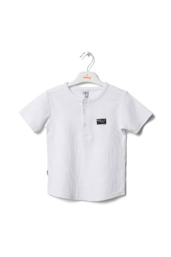 Picture of Nanica 123311 WHITE Boy T-Shirt