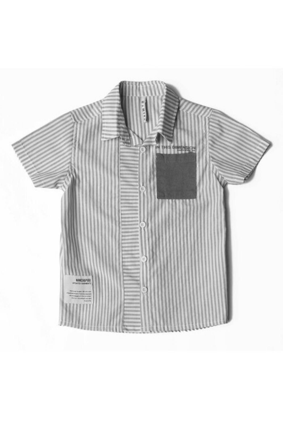 Nanica 122115 BLACK Boy Shirt | Dosso Dossi