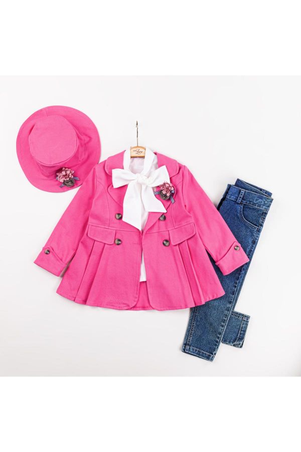 Picture of Miss Lore 5607 FUCHSIA Girl Suit