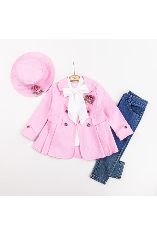 Picture of Miss Lore 5607 PINK Girl Suit