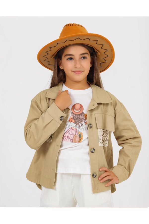 Picture of Miss Lore 5612 BEIGE Girl Suit