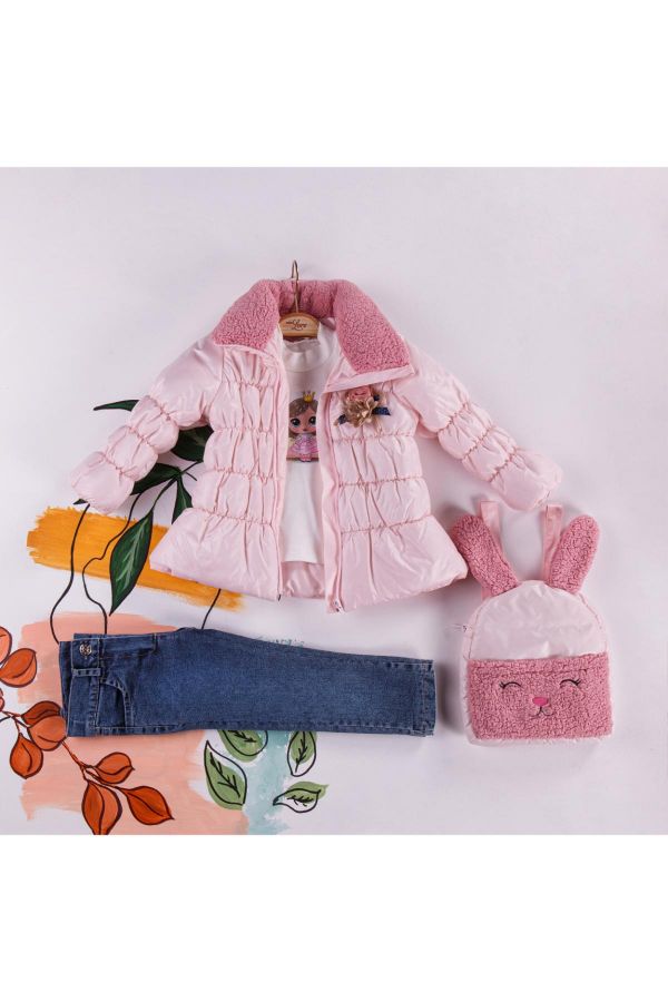 Picture of Miss Lore 5406 PINK Girl Suit