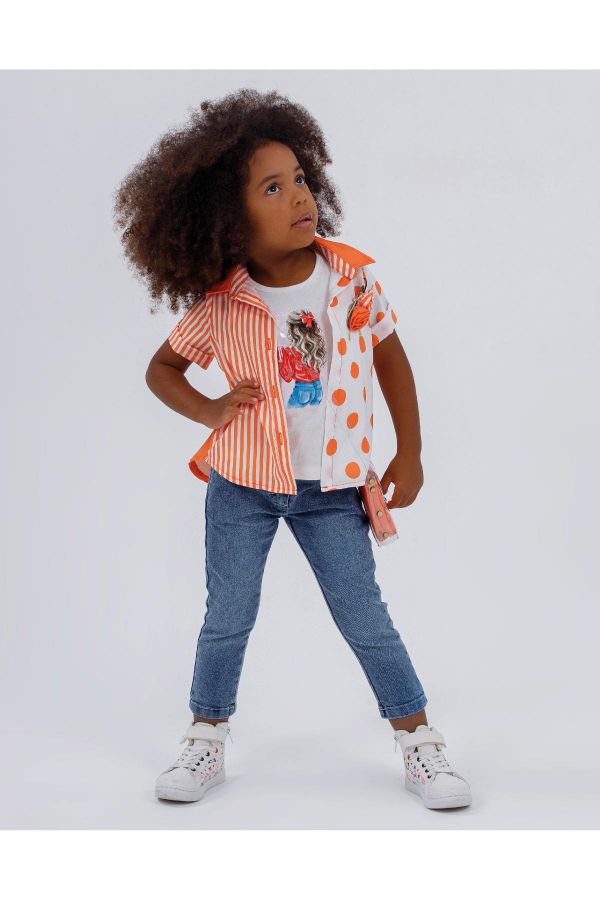 Изображение Miss Lore 5319 апельсин Детский костюм для девочек