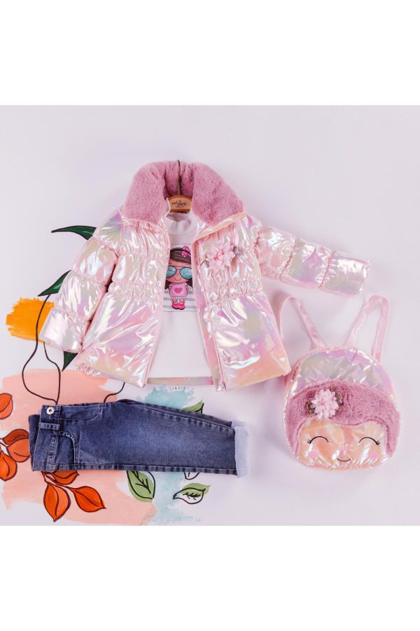Picture of Miss Lore 5410 PINK Girl Suit