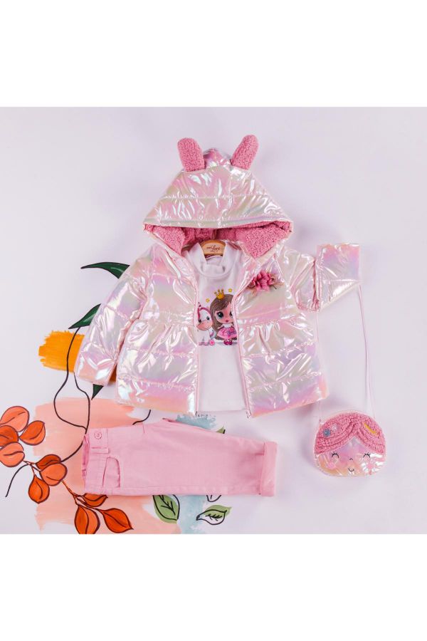 Picture of Miss Lore 5409 PINK Girl Suit