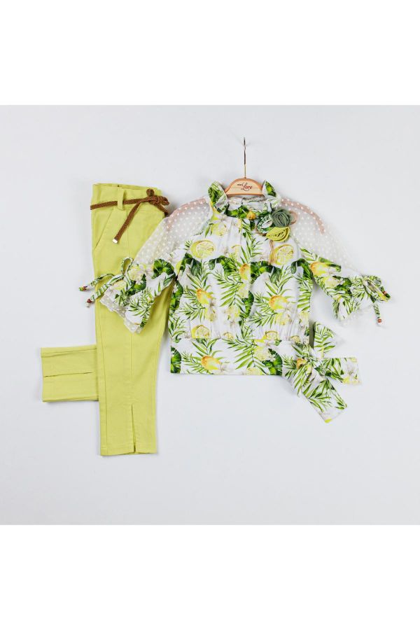 Picture of Miss Lore 5130 GREEN Girl Suit