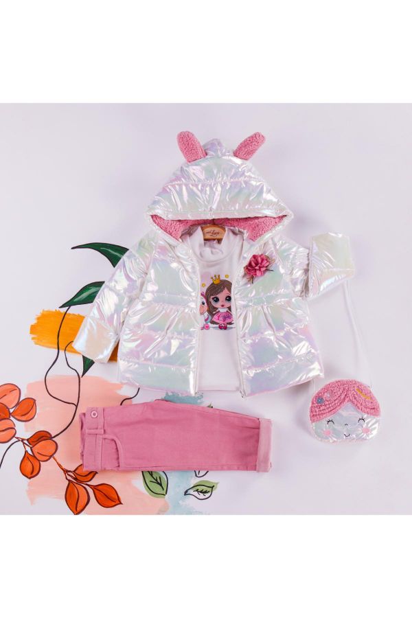 Picture of Miss Lore 5409 ECRU Girl Suit