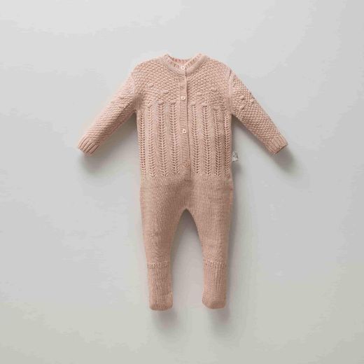 Picture of TAFYY BABY 14005 SALMON Baby Suit
