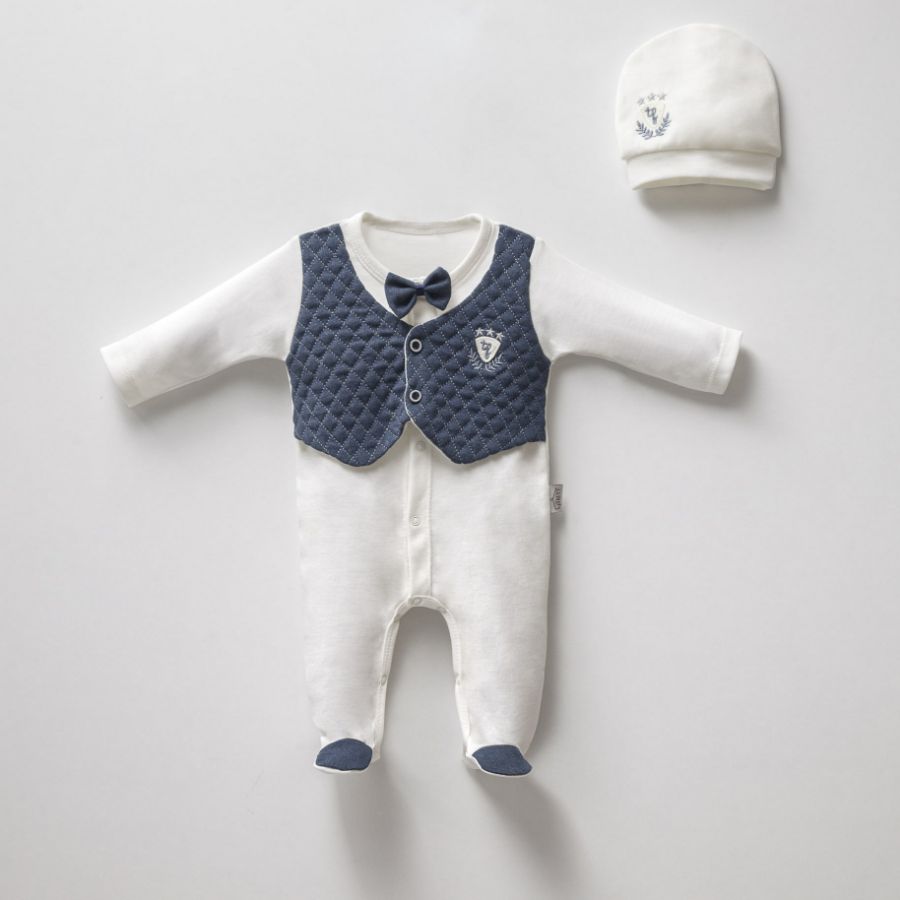 Picture of TAFYY BABY 50090 NAVY BLUE Baby Overalls