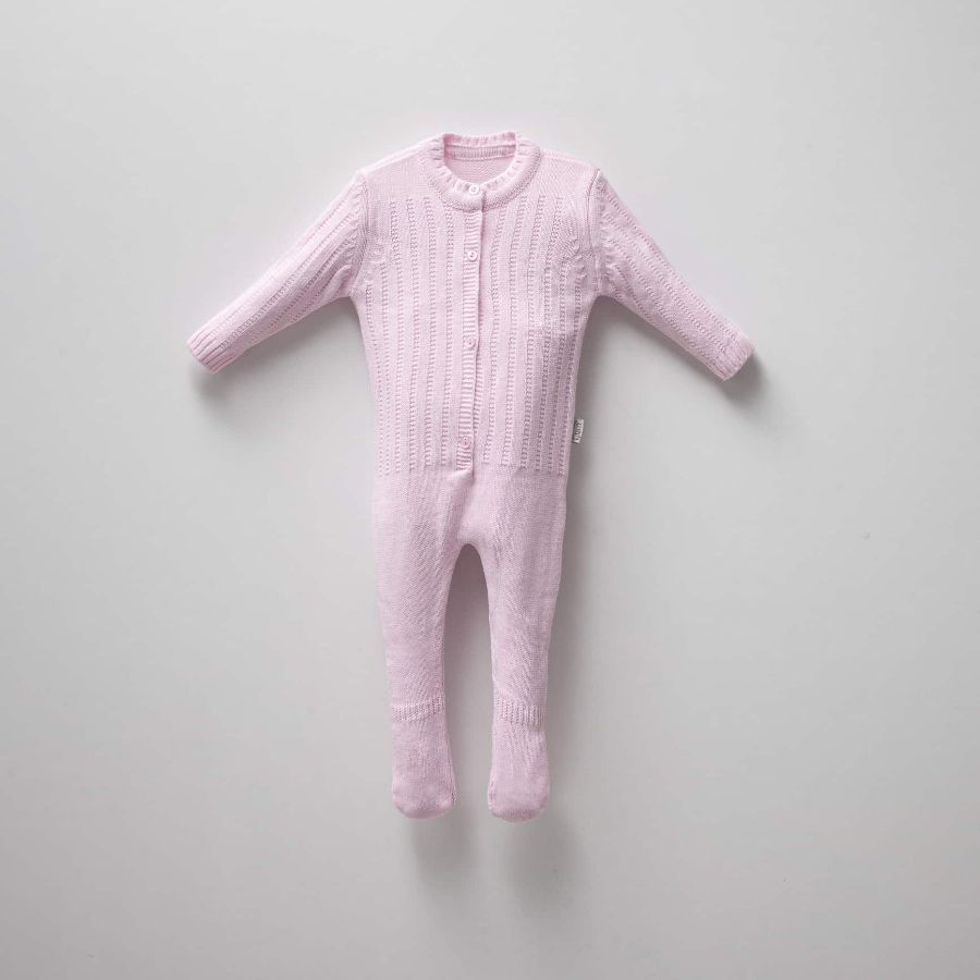 Picture of TAFYY BABY 14002 PINK Baby Suit