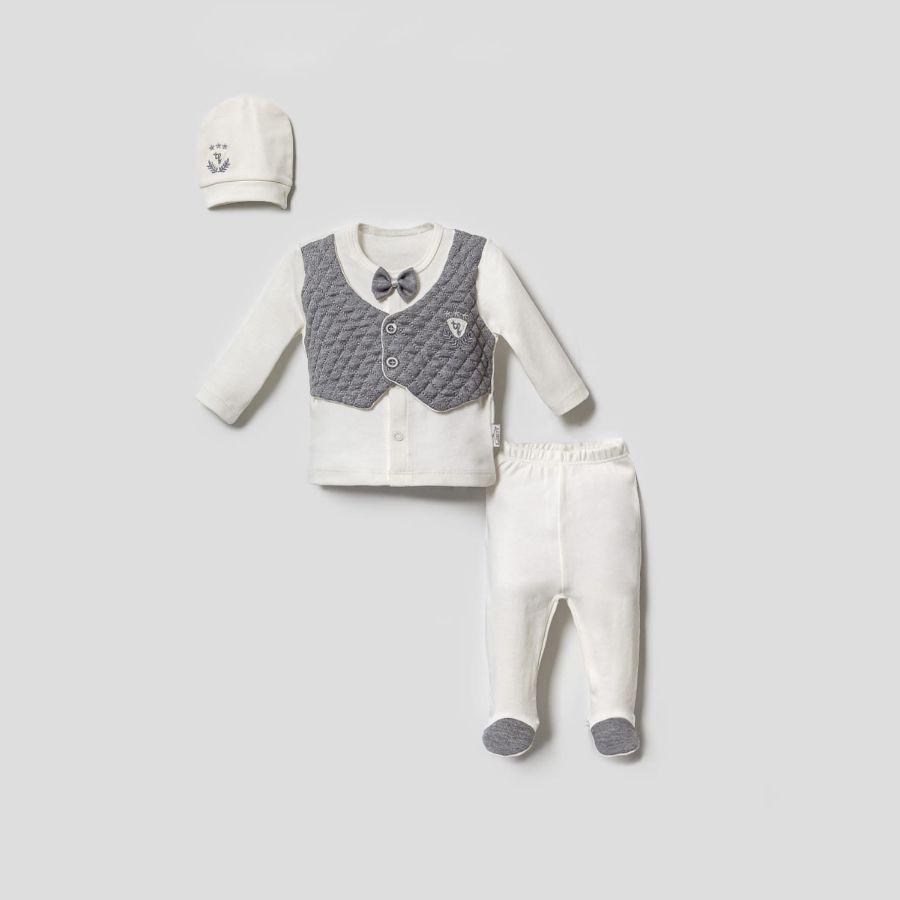 Изображение TAFYY BABY 60031 СЕРЫЙ Детксий костюм для младенцев