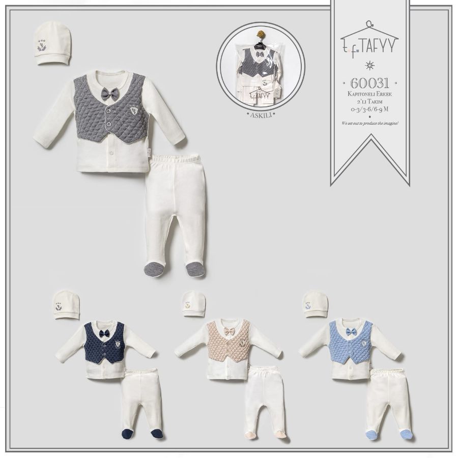 Picture of TAFYY BABY 60031 ECRU Baby Suit