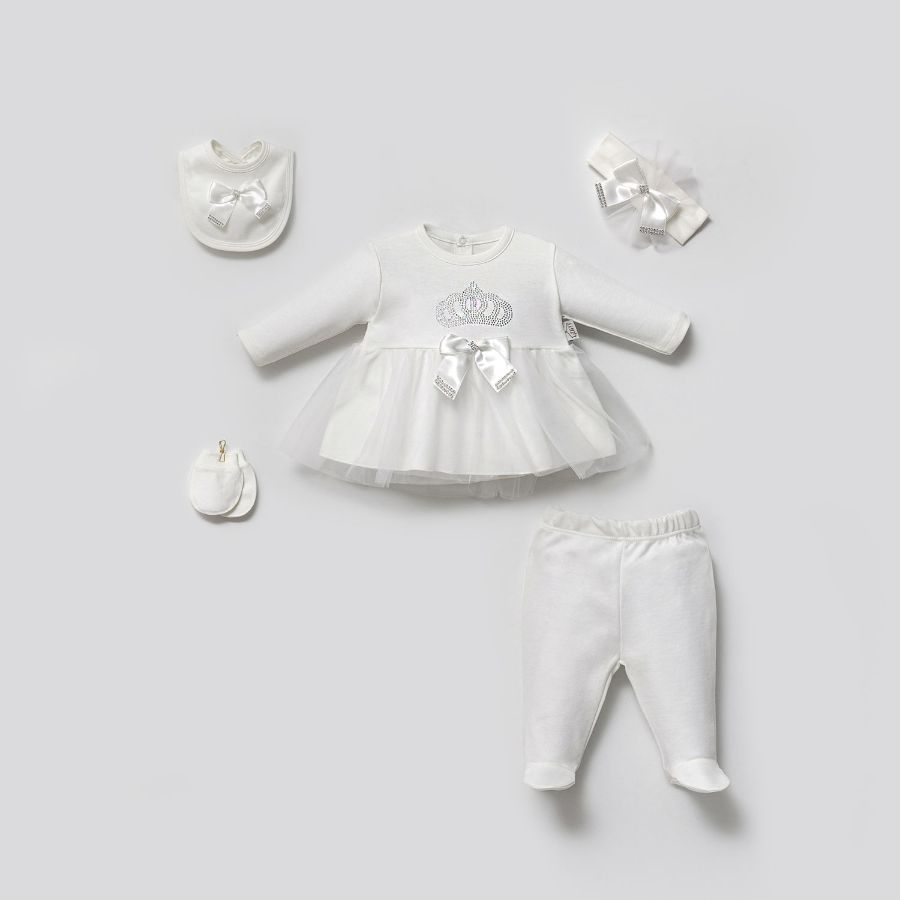 Picture of TAFYY BABY 30041 ECRU Baby Suit