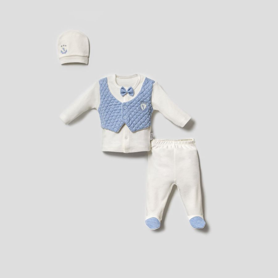 Picture of TAFYY BABY 60031 BLUE Baby Suit