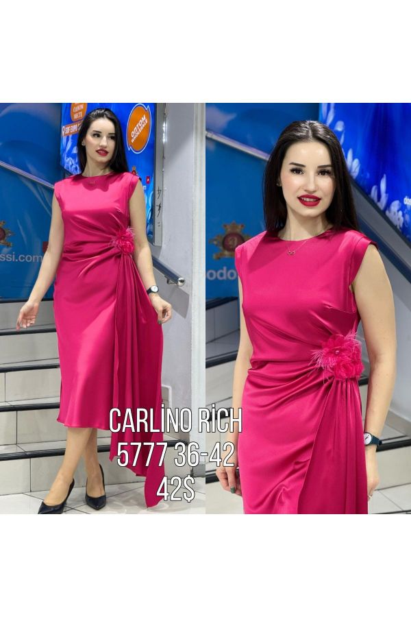 Carlino 5777 PEMBE Kadın Elbise resmi