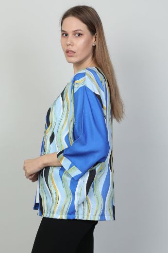 Picture of First Orme 339 BLUE Women Blouse