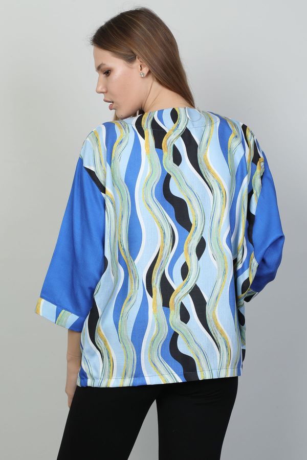 Picture of First Orme 339 BLUE Women Blouse