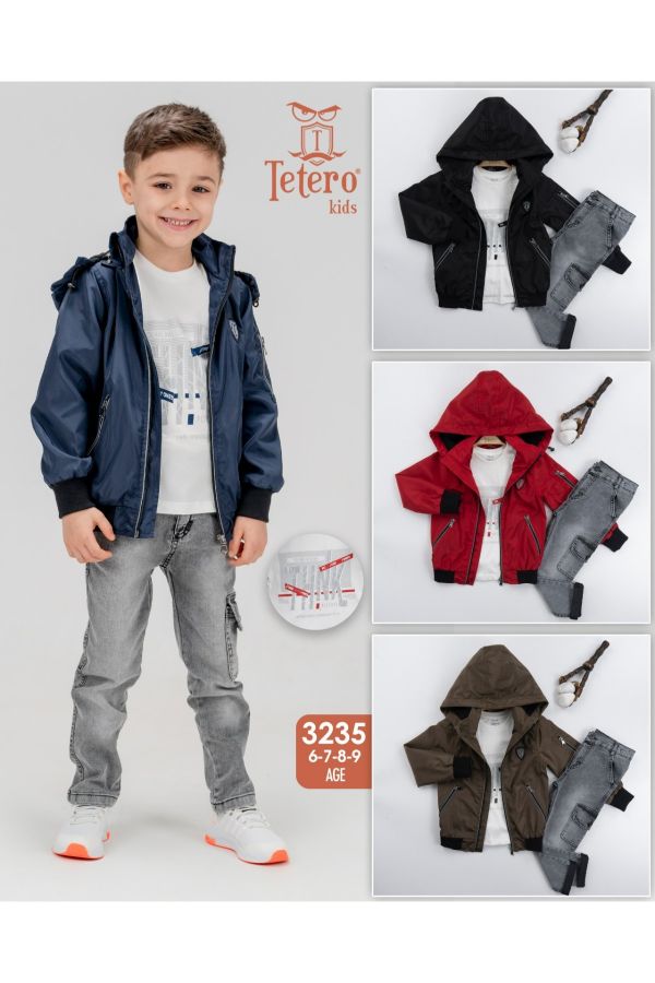 Picture of Tetero Kids 3235 RED Boy Suit