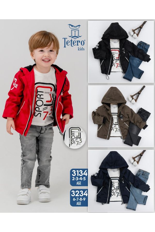 Picture of Tetero Kids 3134 RED Boy Suit