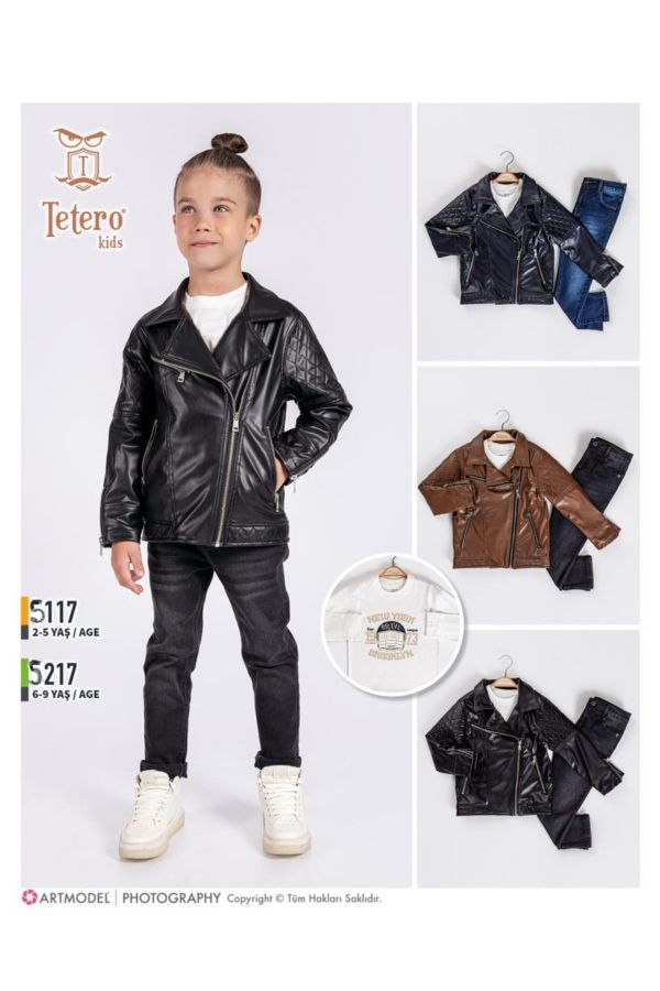 Изображение Tetero Kids 5117 ЧЕРНЫЙ Детский костюм для мальчиков