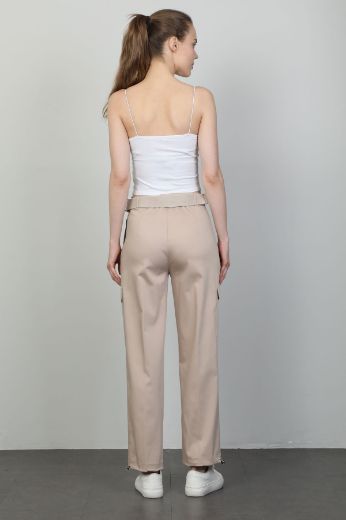 Picture of Vangeliza 23Y9084 BEIGE Women's Trousers