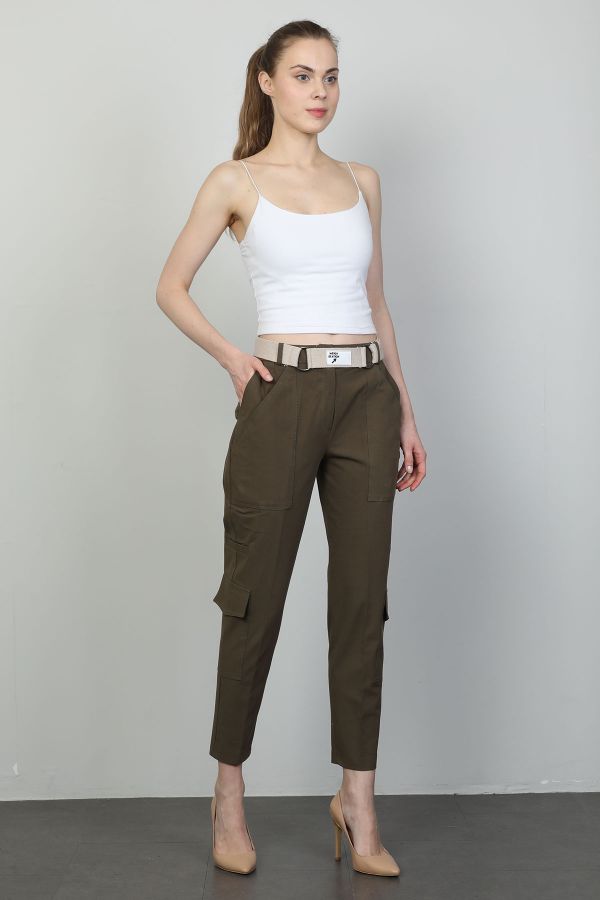 Picture of Vangeliza 23Y9111 KHAKI Women's Trousers