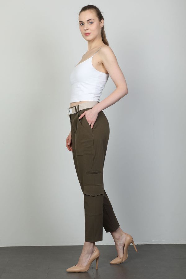 Picture of Vangeliza 23Y9111 KHAKI Women's Trousers