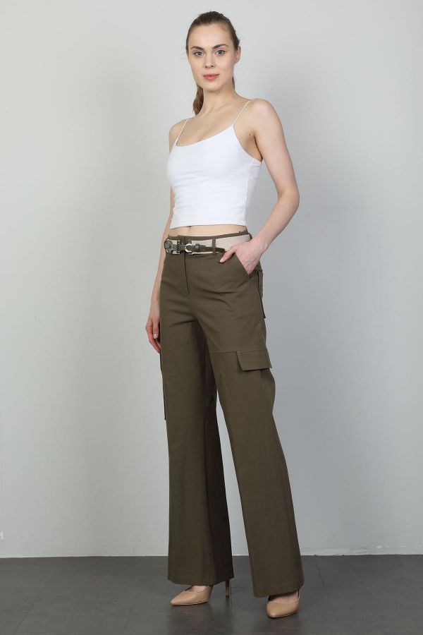 Picture of Vangeliza 9029 KHAKI Women's Trousers