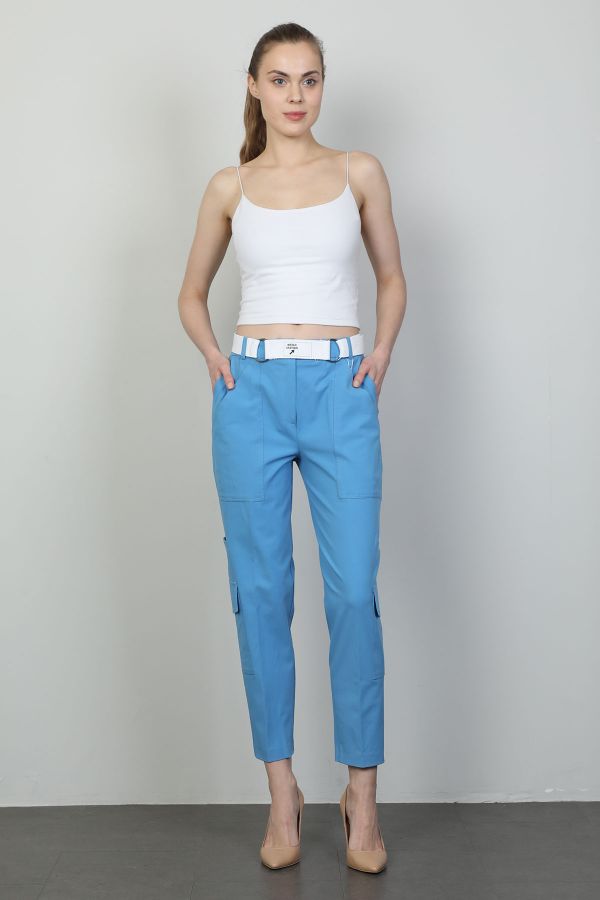 Picture of Vangeliza 23Y9111 BLUE Women's Trousers