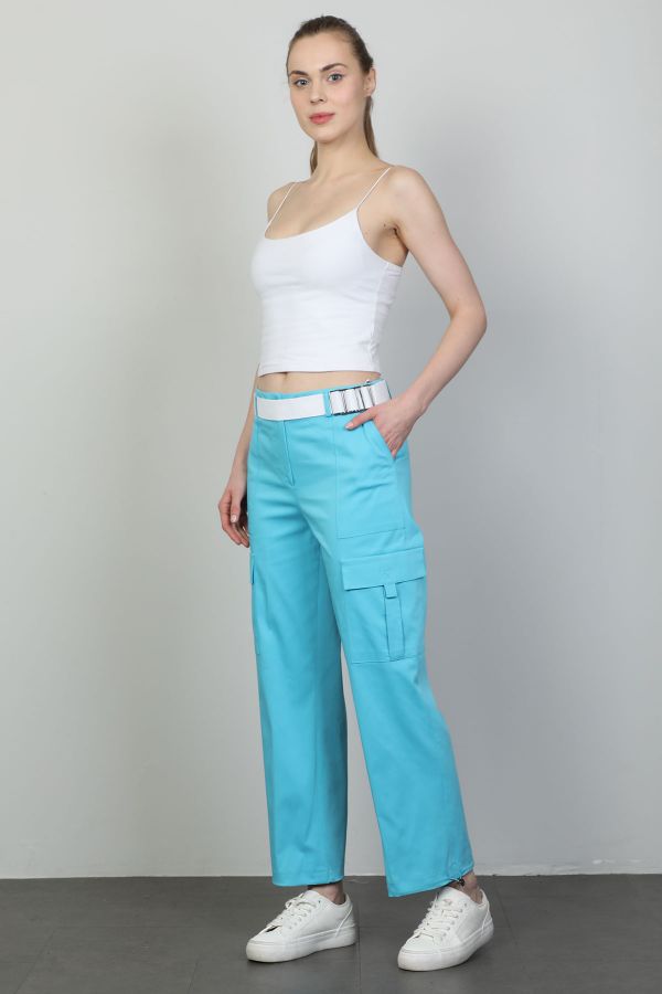 Picture of Vangeliza 23Y9084 BLUE Women's Trousers