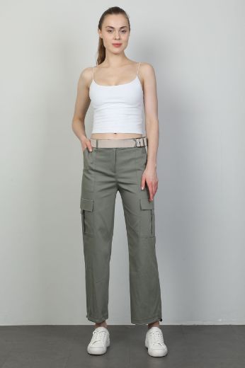 Picture of Vangeliza 23Y9084 KHAKI Women's Trousers