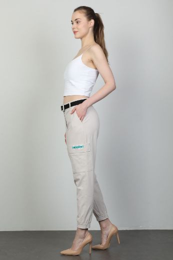 Picture of Vangeliza 23Y9100 BEIGE Women's Trousers