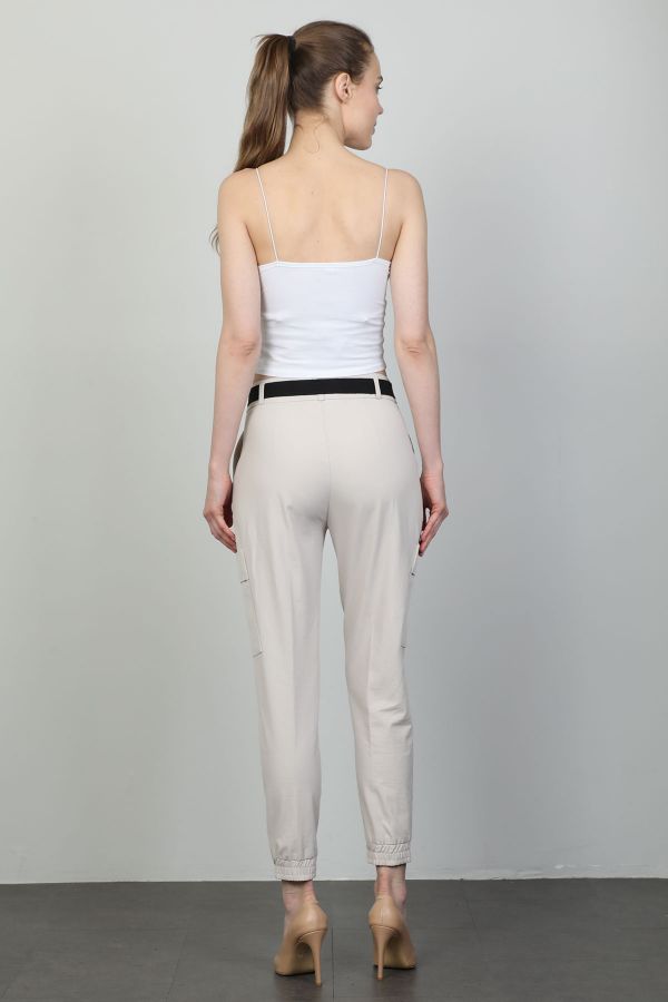 Picture of Vangeliza 23Y9100 BEIGE Women's Trousers