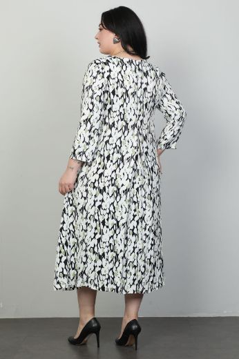 Velvet 41698xl HAKI Büyük Beden Kadın Elbise resmi
