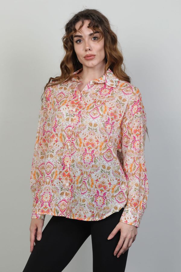 Picture of Mira Mia Y242044 ORANGE Women Shirt