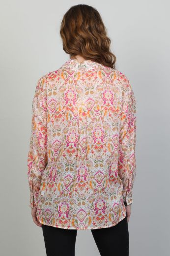 Picture of Mira Mia Y242044 ORANGE Women Shirt