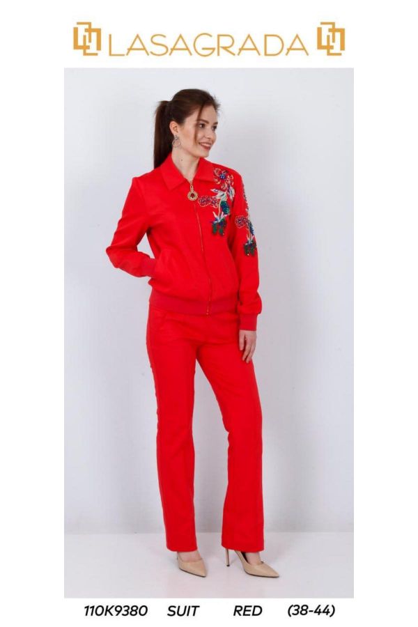 Picture of Lasagrada 88L19830 RED Women Suit